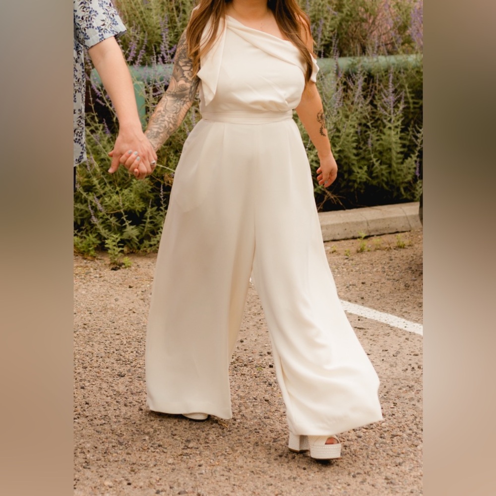 David’s Bridal Wedding Jumpsuit